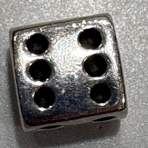 Pandora Lucky Dice Silver Charm